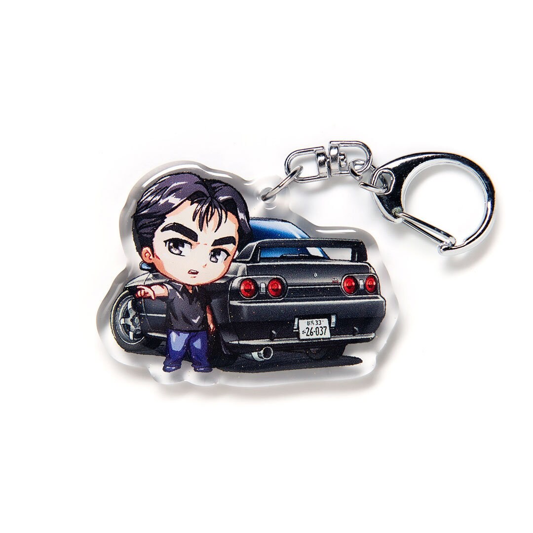 Initial D Takeshi Nakazato Black Skyline Gt R R32 Black Etsy Initial D Takeshi Nakazato Black Skyline Gt R R32 Black Etsy