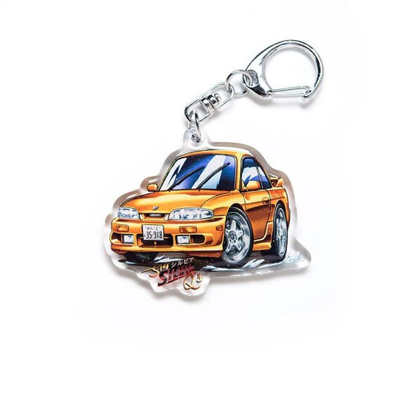Initial D Silvia S14 Qs 240sx Kenta Redsuns Orange Acrylic Etsy