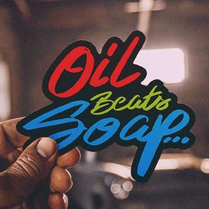 Naklejka na mydło Oil Beats – Wings Monkey Energy | Prezent urodzinowy dla miłośników samochodów, Odporna na promieniowanie UV, Do użytku na zewnątrz, Kultura motoryzacyjna, Winyl odporny na warunki atmosferyczne
