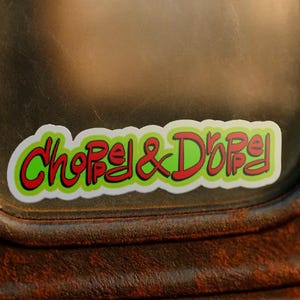 Naklejka na samochód Chopped & Dropped | Naklejka Slammed Ride Hot Rod na samochody z niskim stanem - naklejka winylowa na skrzynki narzędziowe, okna, chłodnice i nie tylko