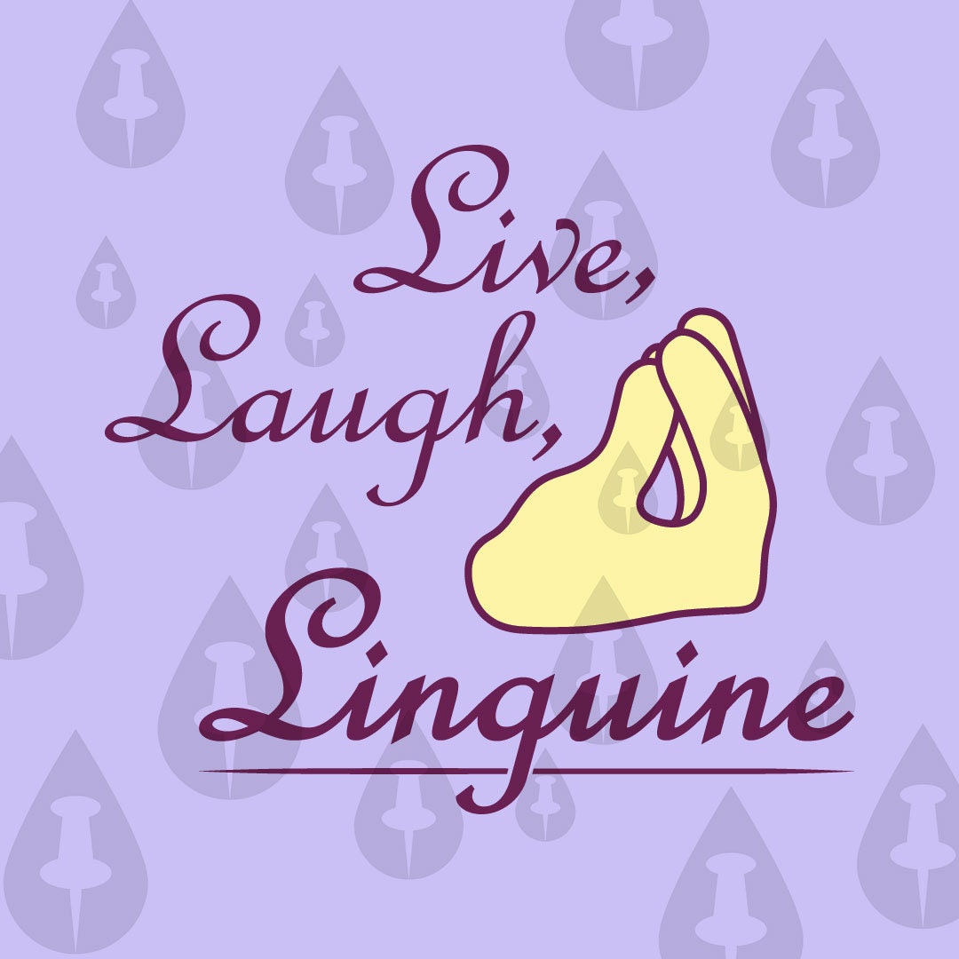 Live, Laugh, Linguine Funny Italian Cooking Meme With Pinched Fingers