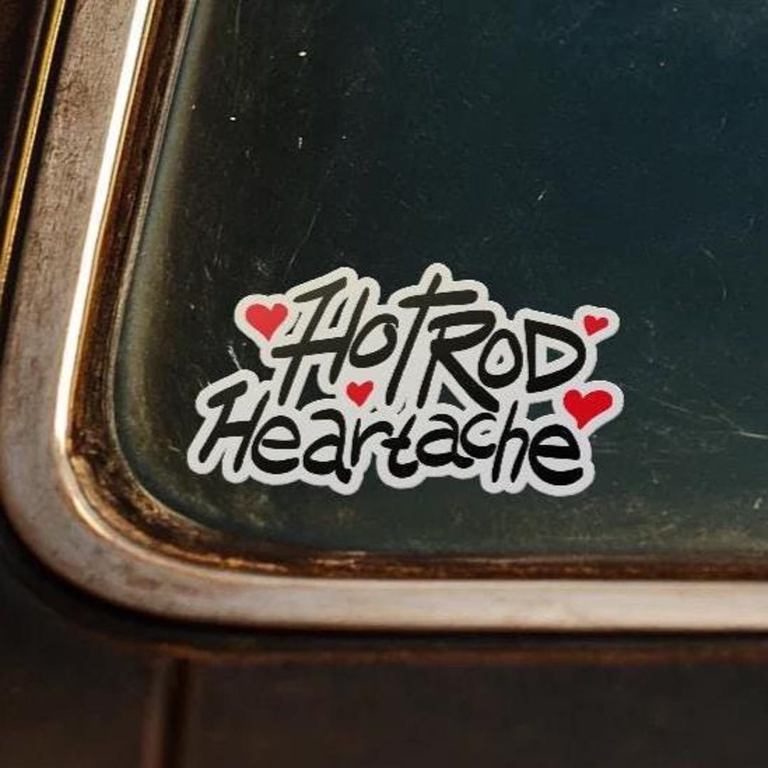 Guy Computer Decal Hot Rod Heartache Sticker - Mechanic Culture | Birthday Gift for Car ...