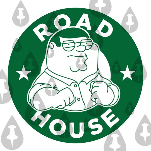 Peter Griffin Road House - Starbucks Mem SVG