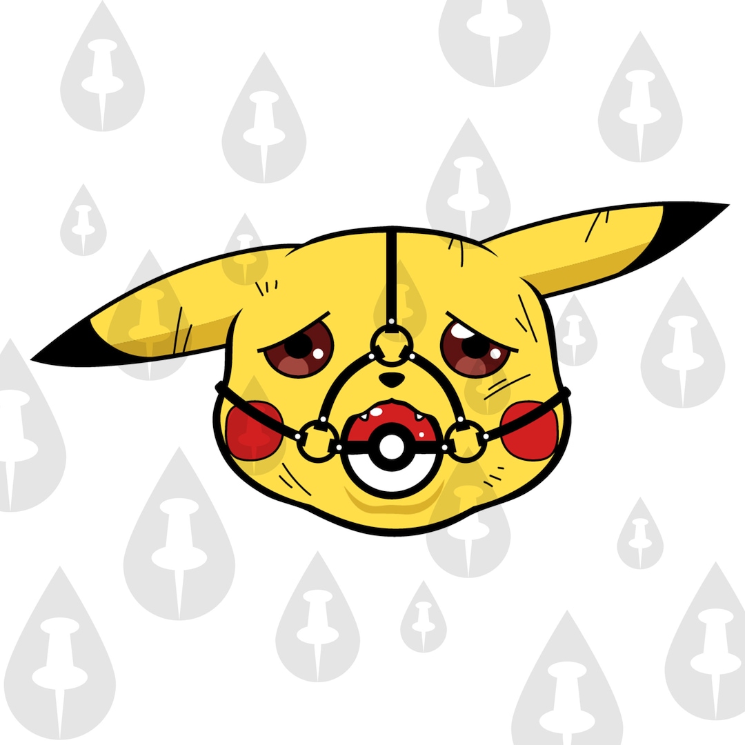 Pikachu With Poké Ball Gag in Mouth - Cute Style Pika Kink Rule 34 BDSM SVG  Vector & Print Pack for Cricut or Instagram Repost - Etsy Ireland
