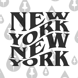 New York New York Anti Social SVG - Cricut Vektor für Leute, die NYC - NY Pride Hot Dog Göre Brezel Erdnuss Worte Lieben Schrift Design