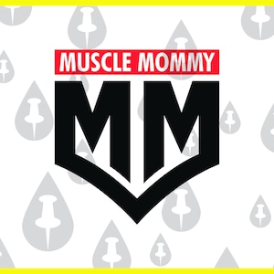 Muscle Mommy - Meme engraçado de levantamento de peso para academia, supino, SVG, ideia de camiseta para repostagem no Instagram para cortador Cricut/plotter de vinil