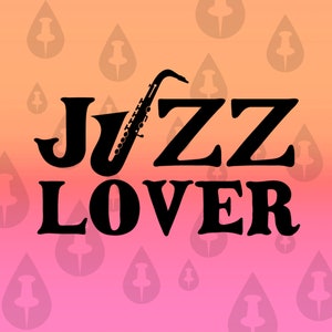 Jazz Fanatic Jizz Fanatic - Lustiges Saxophon Meme SVG für Cricut Cutter und Instagram Repost