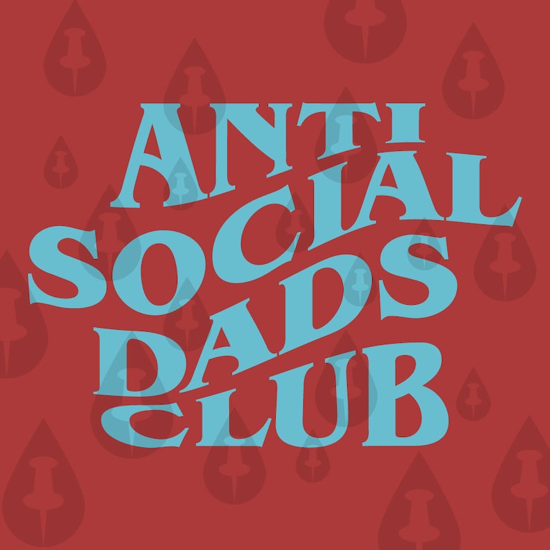 Antisocial Dads Club SVG Cricut Vector Halloween Spooky Dads - Etsy