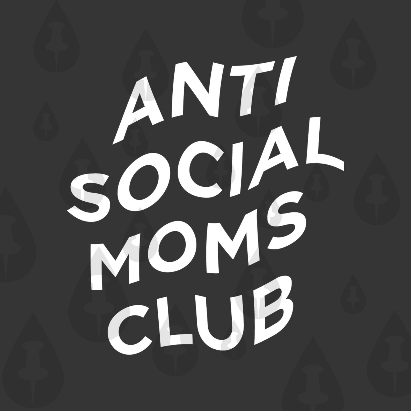 Antisocial Moms Club SVG Cricut Vector Halloween Spooky Moms | Etsy