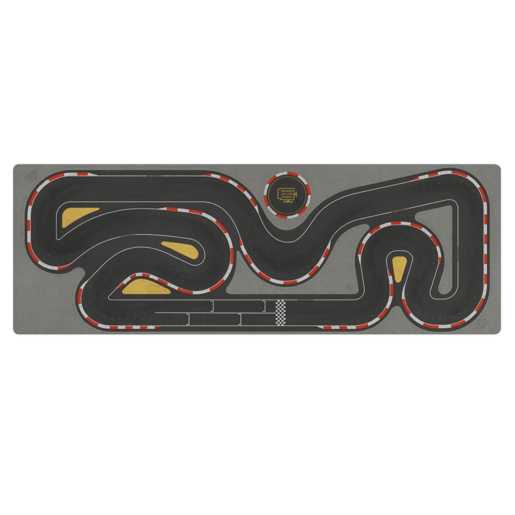 Rc Mat 1/64 Scale Diecast RC Car Race Track Mat | Road Course Play Mat W ...