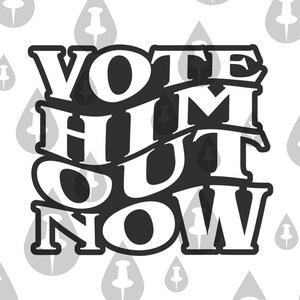 Stem hem nu uit SVG - Cricut Vector Pro Trump Streetwear tussentijdse verkiezingen Sleepy Joe let's go Brandon Meme: 2 Designs for Cricut Sublimation