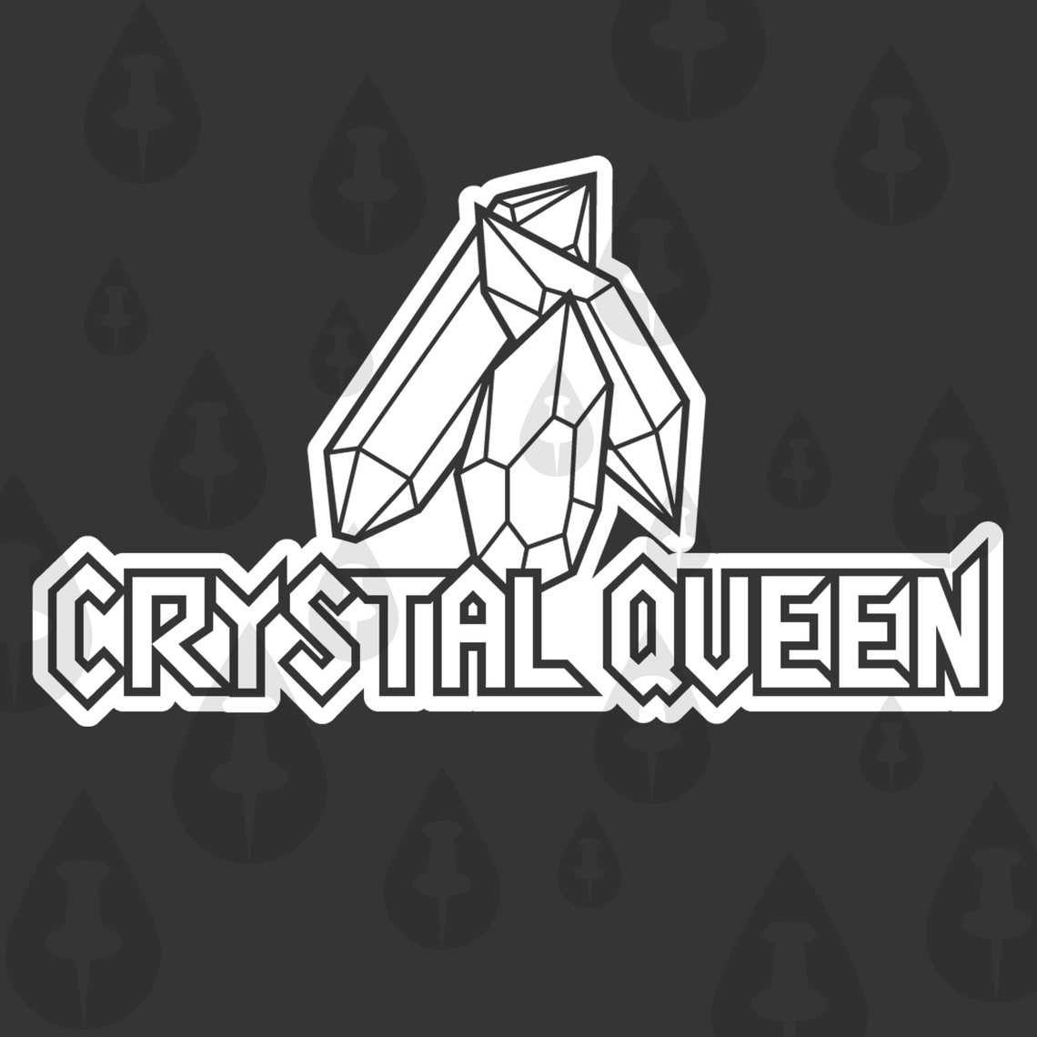 Crystal Queen Cute Healing Crystals SVG Crystal Method Rick Etsy