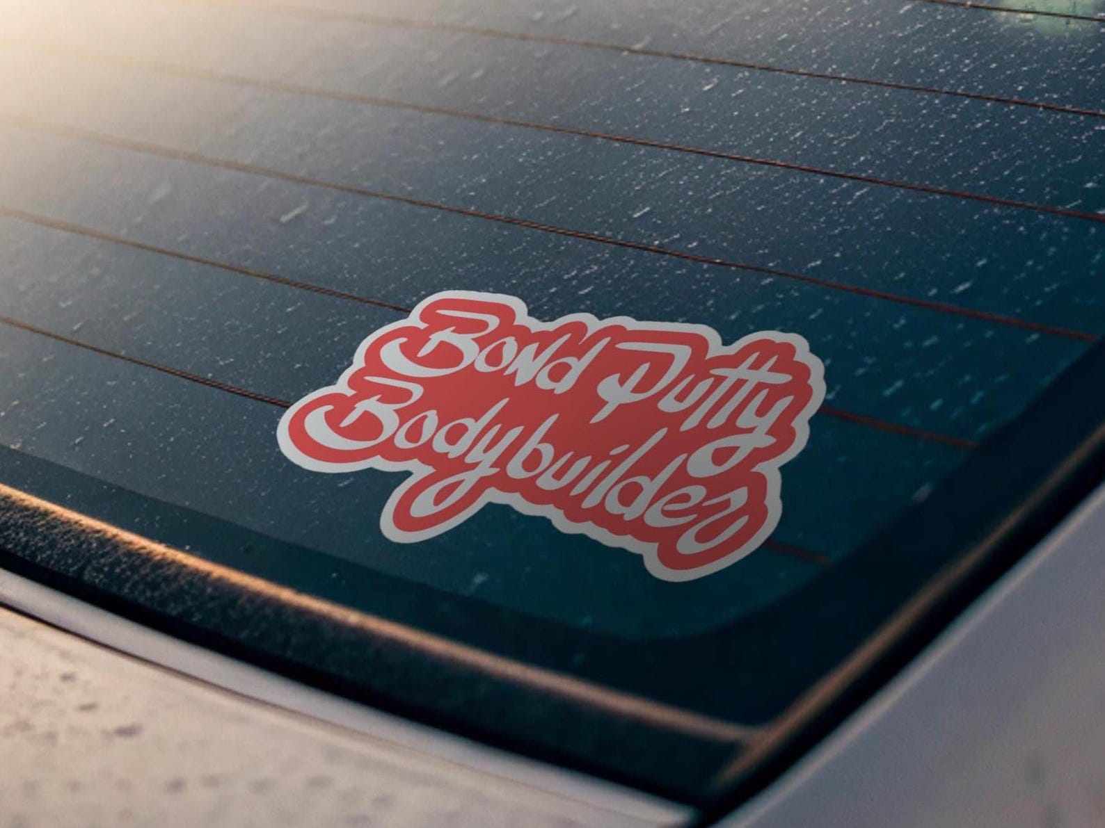 Bond Putty Bodybuilder Sticker - JDM Tuner Culture | Gift for Dad ...