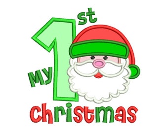 My 1st Christmas Applique Design - 5 SIZES