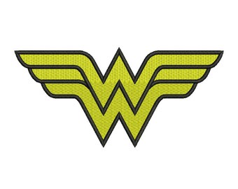 Wonder Woman Embroidery Design - 5 SIZES