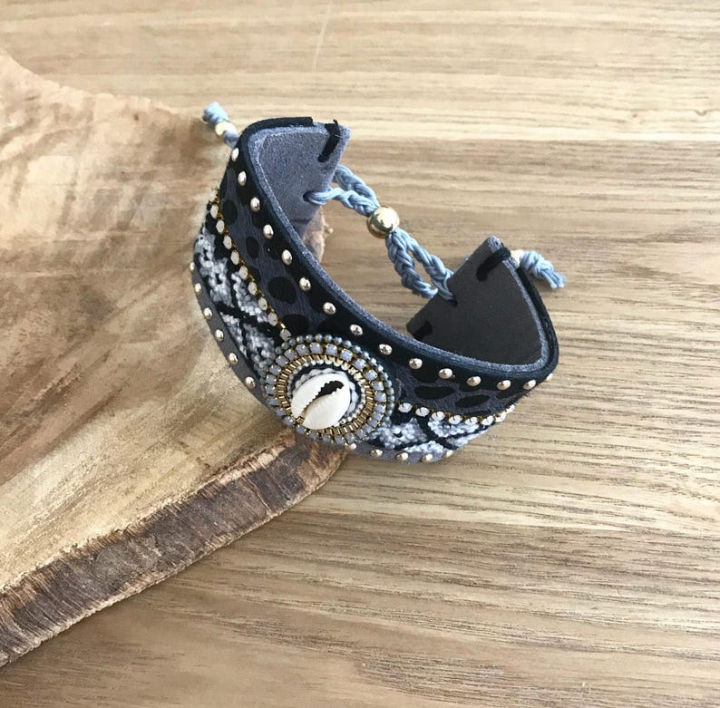 Shell cuff bracelet