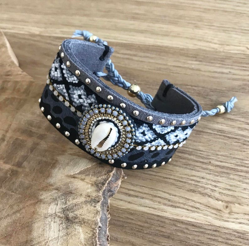 Shell cuff bracelet