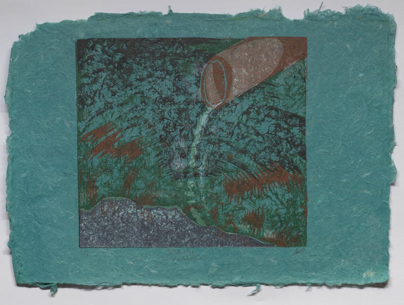  Gravure  sur  bois de bambou  Shishiodoshi fontaine quatre Etsy