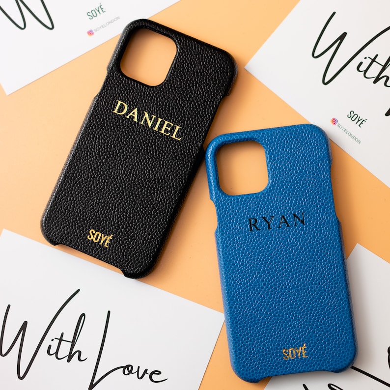 Italian Leather Phone Case \u2022 Handmade in Italy \u2022 Personalised Phone Case \u2022 Personalised Leather Phone Case \u2022 Personalised Gift \u2022 iphone12