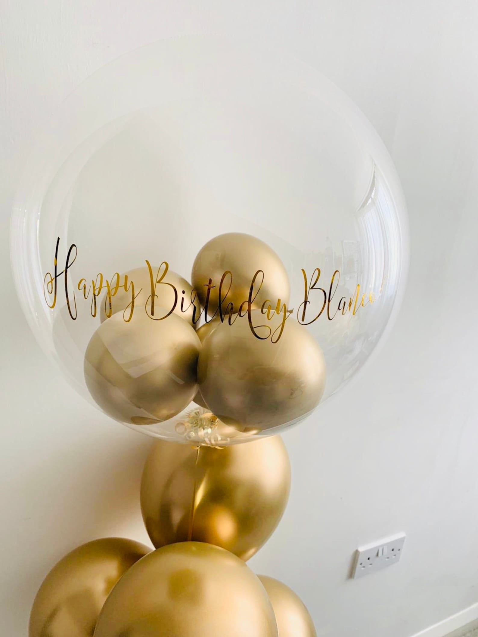 Balloon Vinyl Balloon Decal Custom Vinyl Sticker Name Etsy
