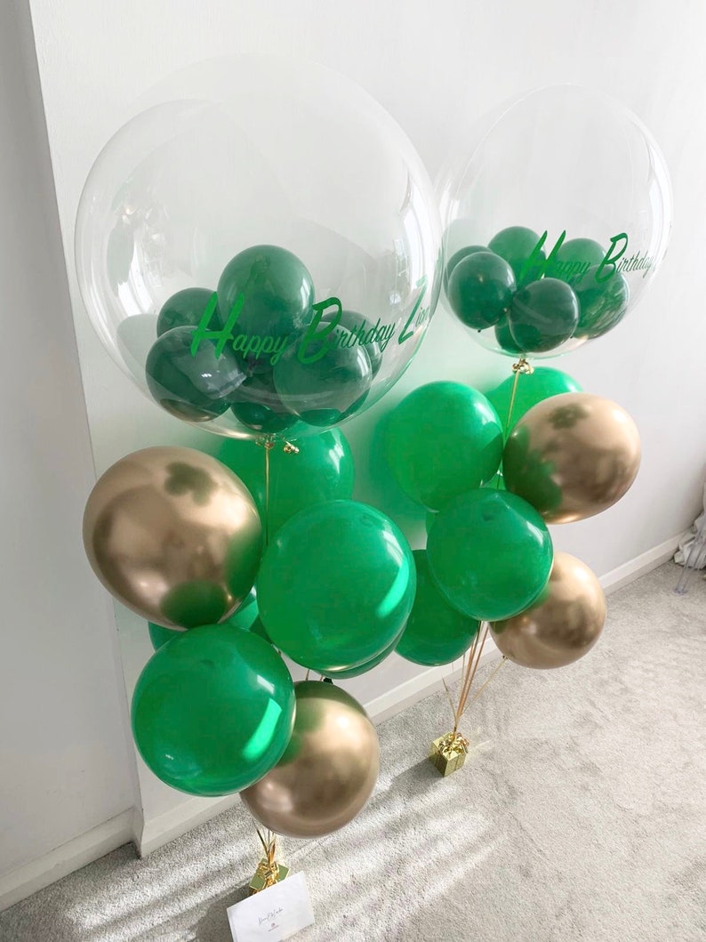 Balloon Vinyl Balloon Decal Custom Vinyl Sticker Name Etsy