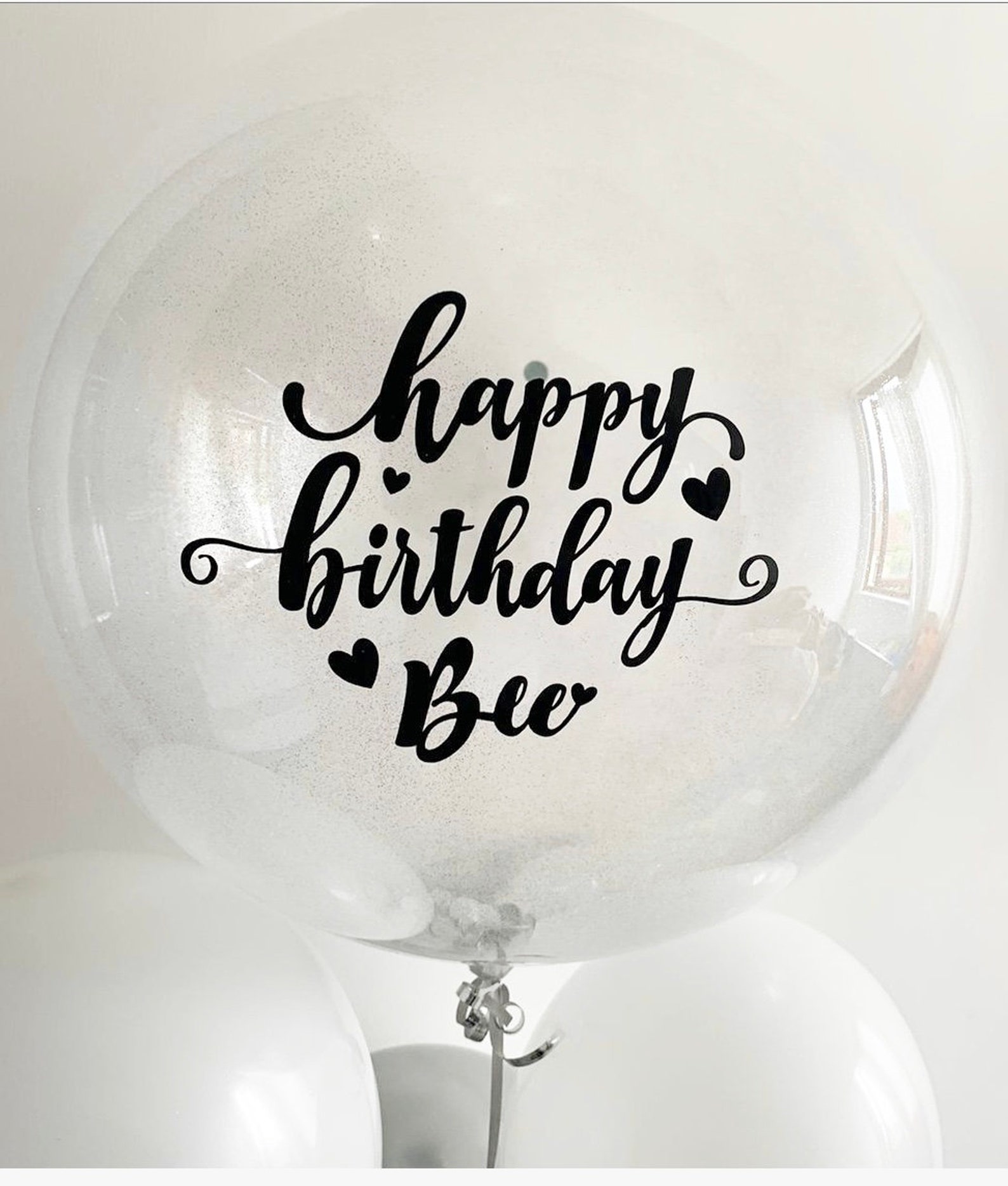 Balloon Vinyl Balloon Decal Custom Vinyl Sticker Name Etsy UK