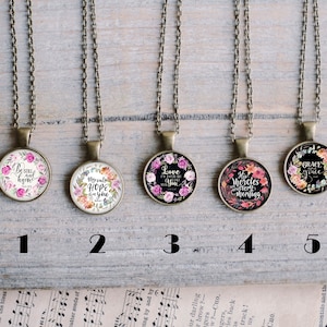 silver christian necklaces