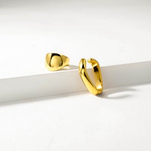 Classic Ear Cuff - Gold, Silver, Faux Cuff, Faux Cartilage Piercing, Fake Piercings, Ear Styling Cuff, Dainty Ear Cuff, Ear Styling Cuffs