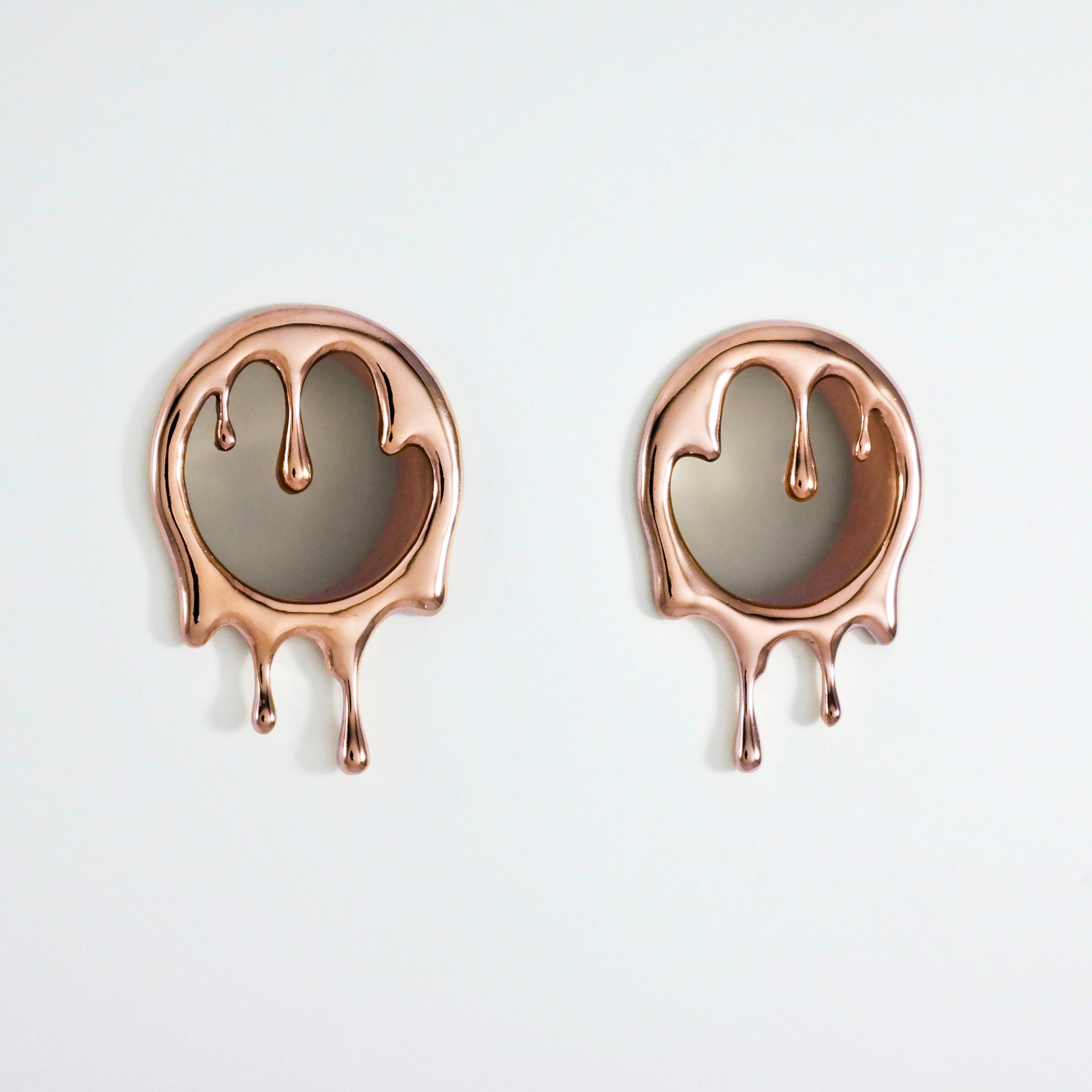 Rivulets | Rose Gold Vermeil | Tunnels | Plugs  | Rose Gold Tunnels  …
