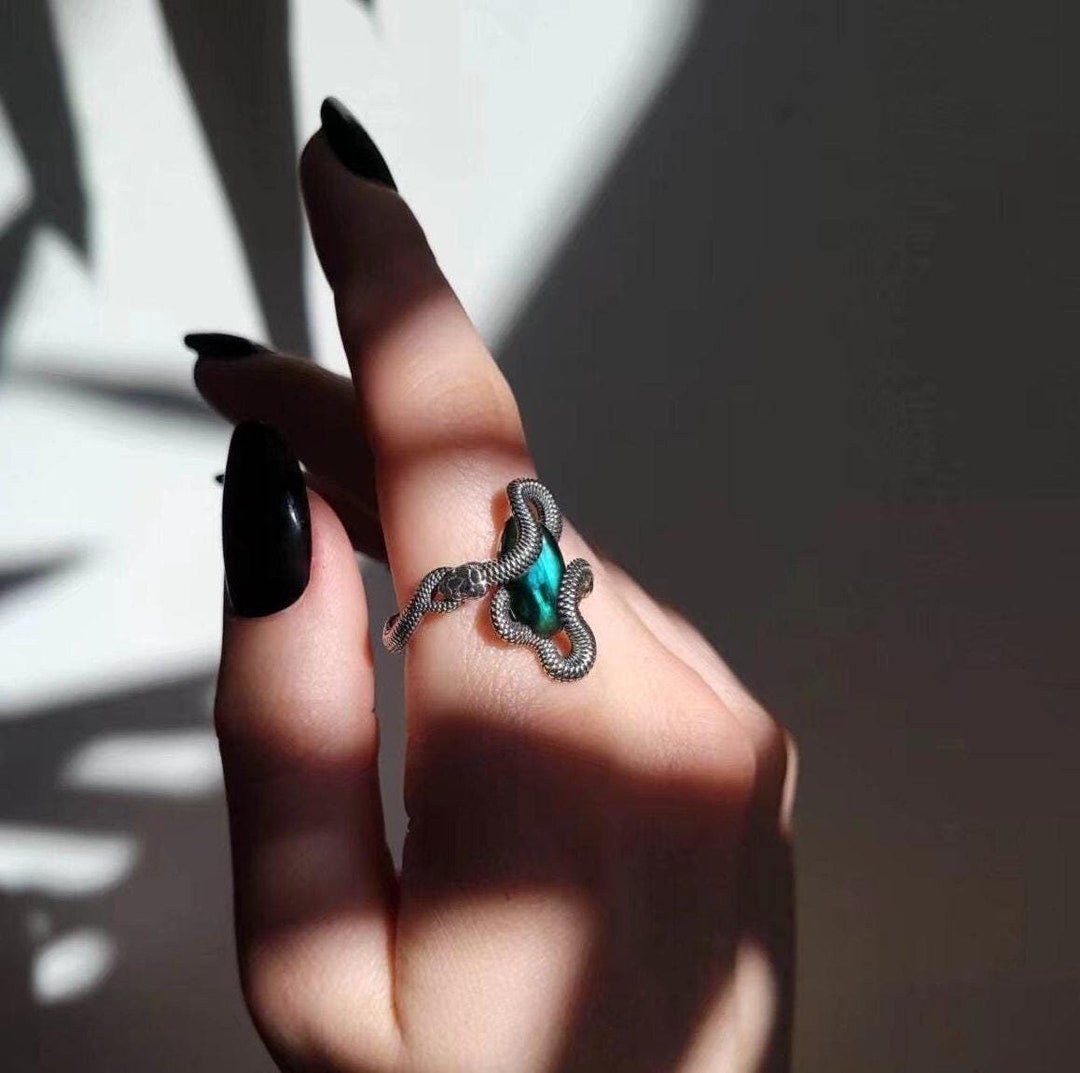 アクセサリー SNAKED LOWS SNAKE WIRE RING DEAL DESIGN Snake Wire Ring - Etsy