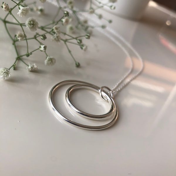 Sterling Silber Halskette/ Silber Schmuck/ Damen Schmuck/Silber Schmuck/Sterling Silber/Minimalist/Solides Silber