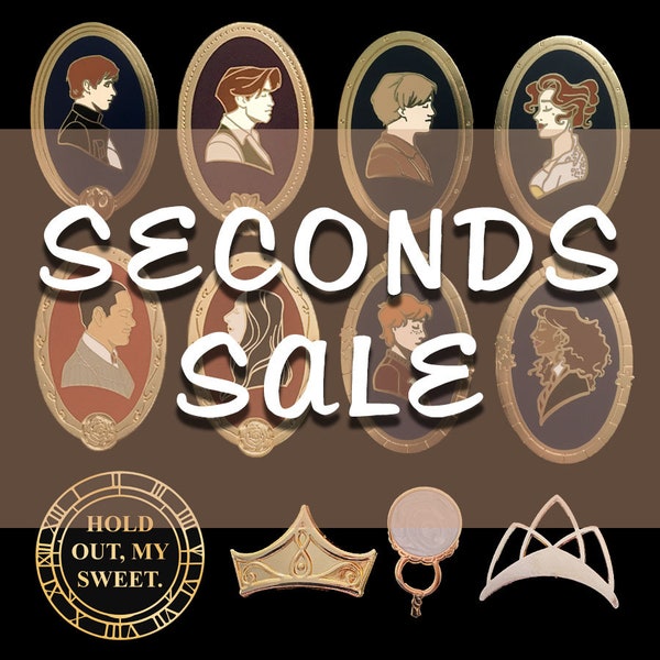 SECONDS SALE hard enamel pins