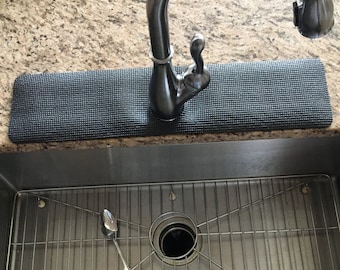 Kitchen Faucet Drip Catcher, Multiple Colors And Sizes, Kitchen Sink Splash Protection, Small, Medium, Large, And X-large