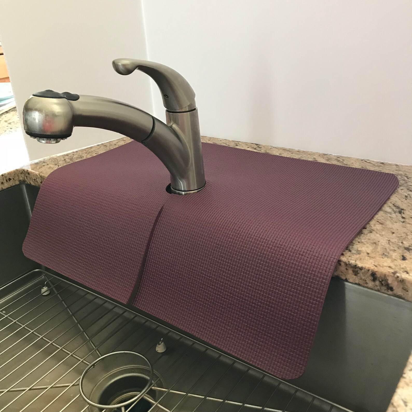 Maroon kitchen sink faucet splash guard 17in width x 23 in Etsy