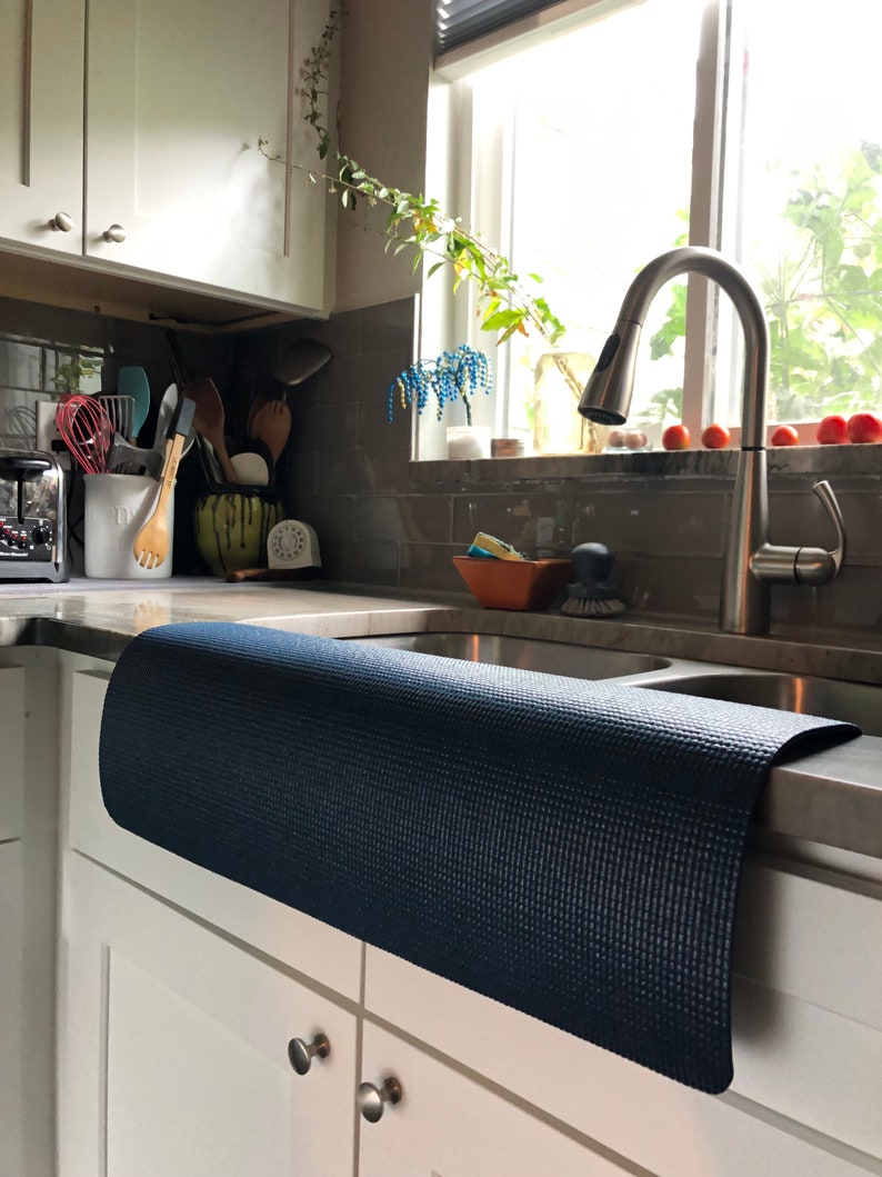 Navy Blue Double SINK EDGE GUARD Protects Sinks From Etsy