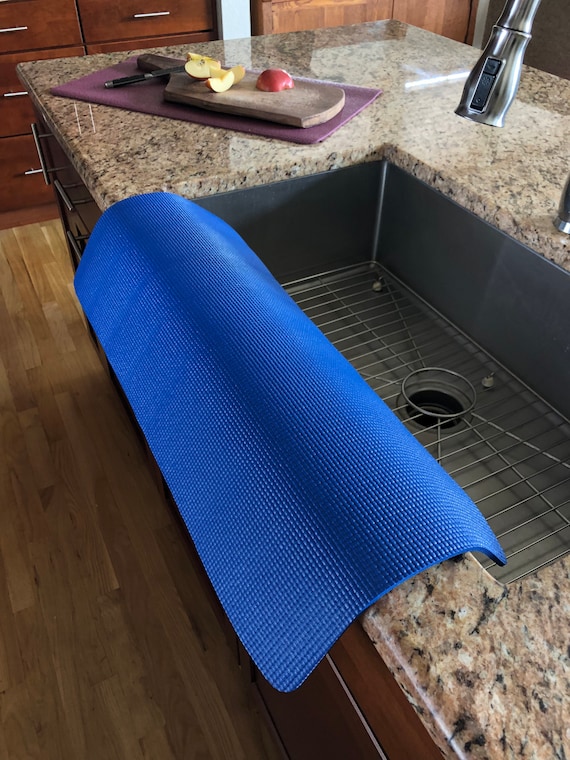Royal Blue, Kitchen SINK EDGE GUARD, Protects Granite From Water Damage and  Chipping, Counter Mat, Drip Catcher, Splash Guard, Various Sizes 