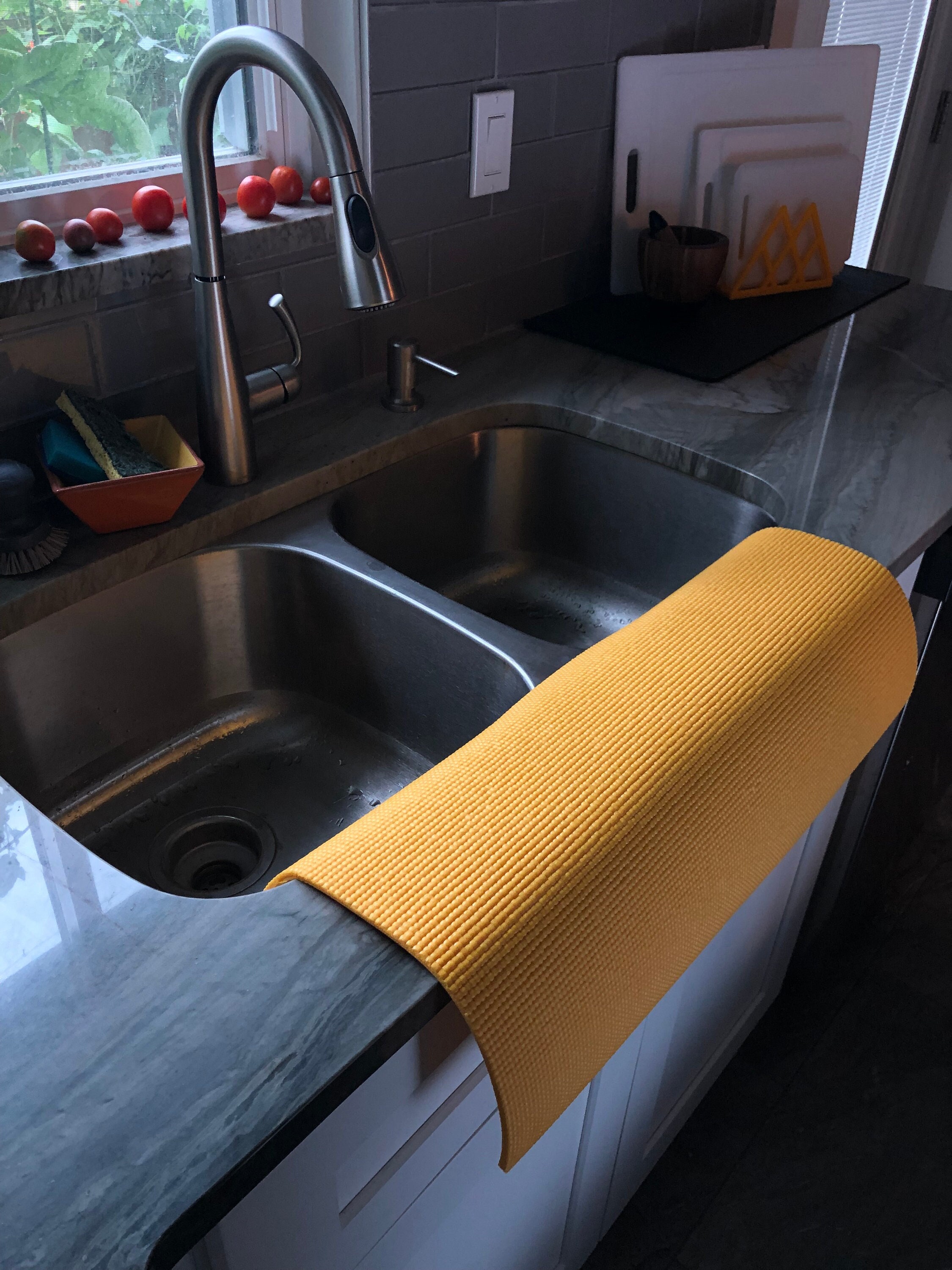Yellow Double SINK EDGE GUARD Kitchen Splash and Countertop Etsy Ireland