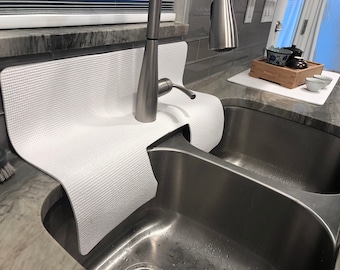 White Double SINK EDGE GUARD, Kitchen, Splash and Countertop