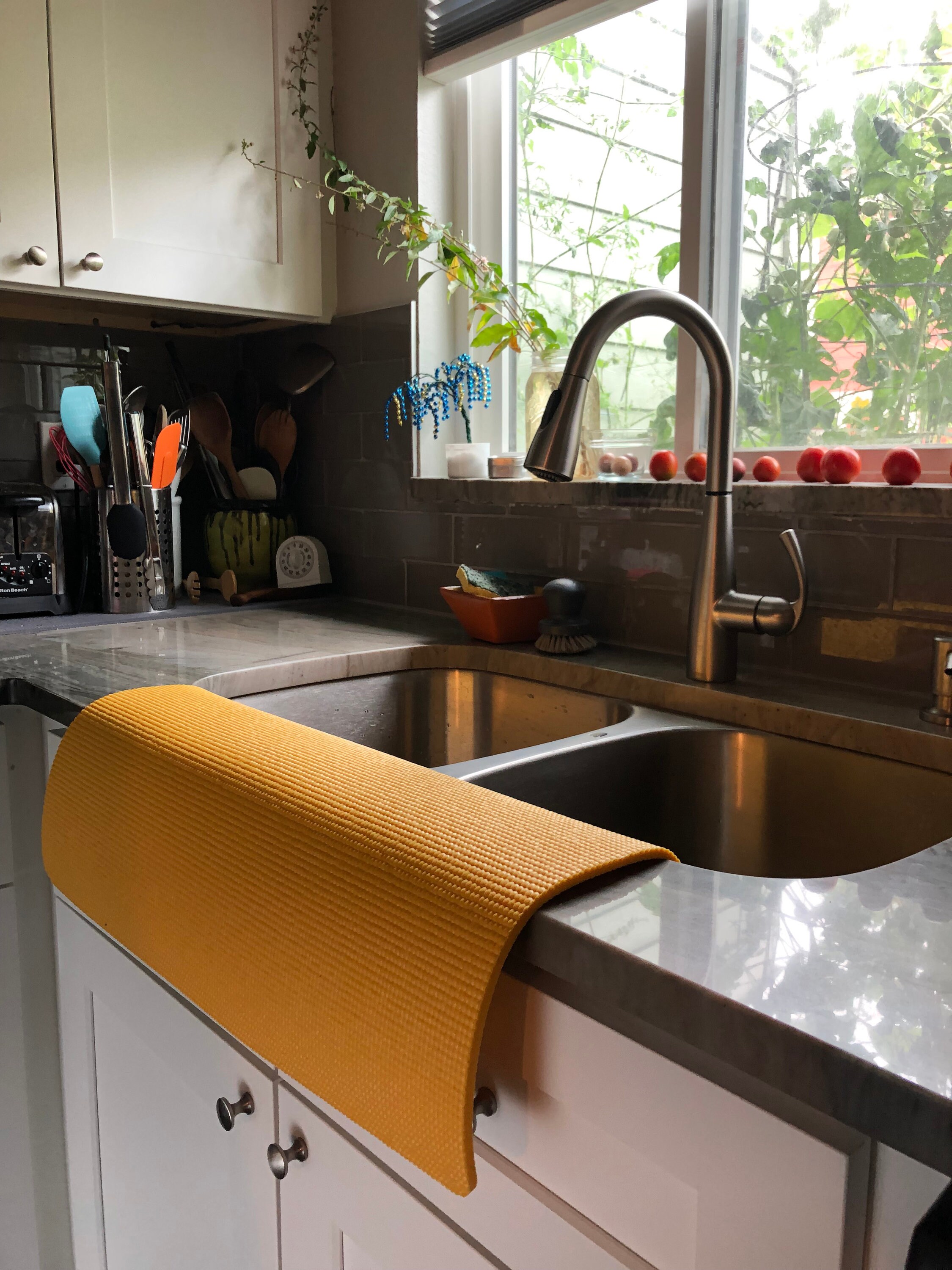 Yellow Double SINK EDGE GUARD Kitchen Splash and Countertop Etsy Ireland
