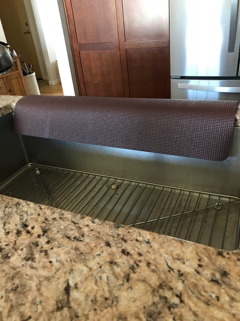 granite protector around sink