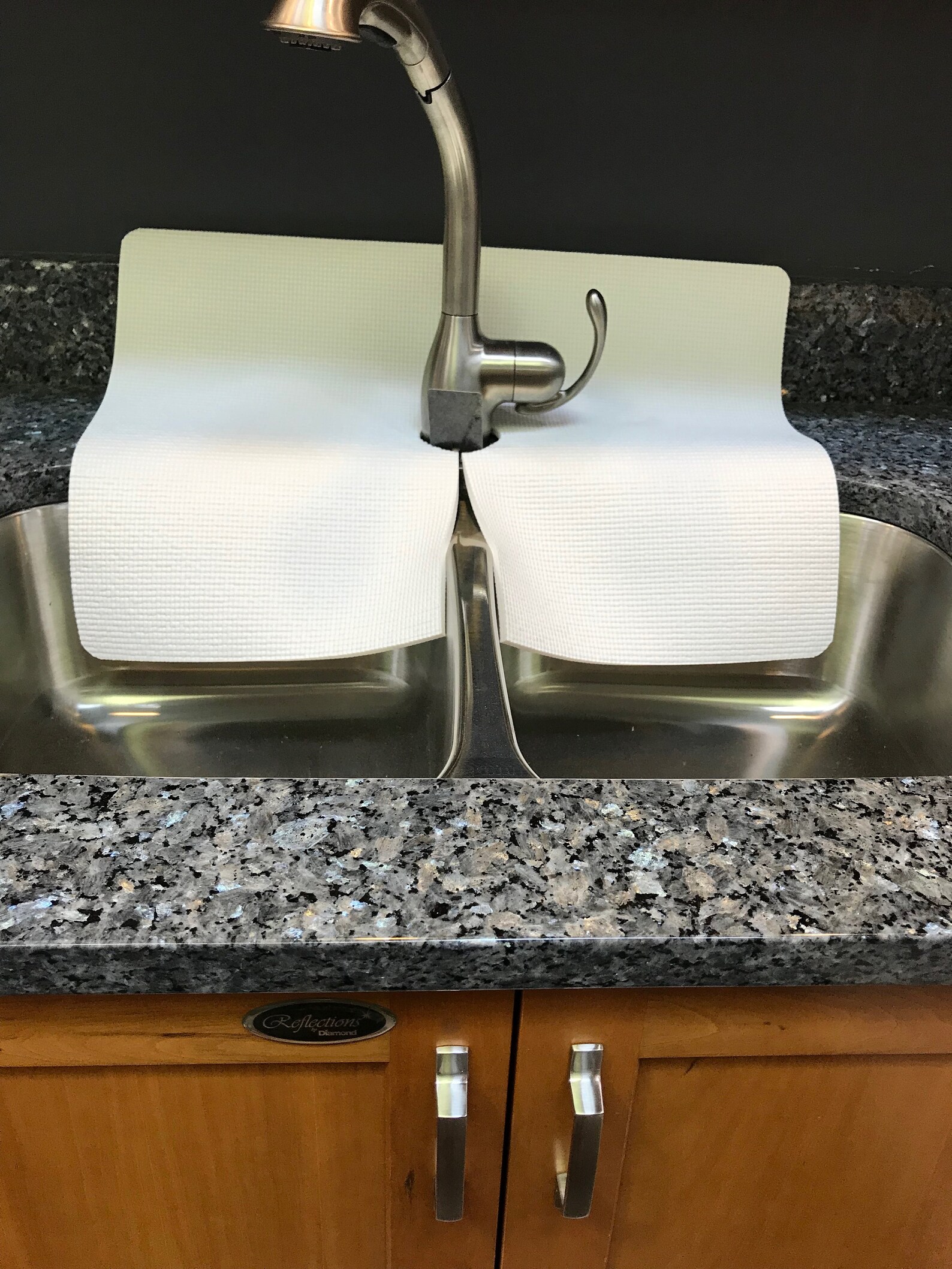 White kitchen granite sink edge protector splash guard Etsy