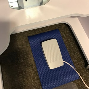 2 Dark Blue, Foot Pedal mats,  for sewing machines and other machines using pedals, 8 inch wide x 11 inch length