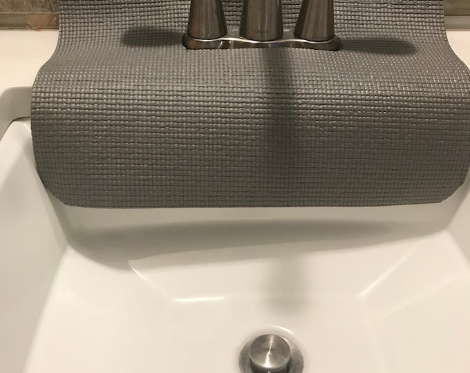 Gray Bathroom FAUCET SPLASH Guard Drip Catcher Protects From - Etsy