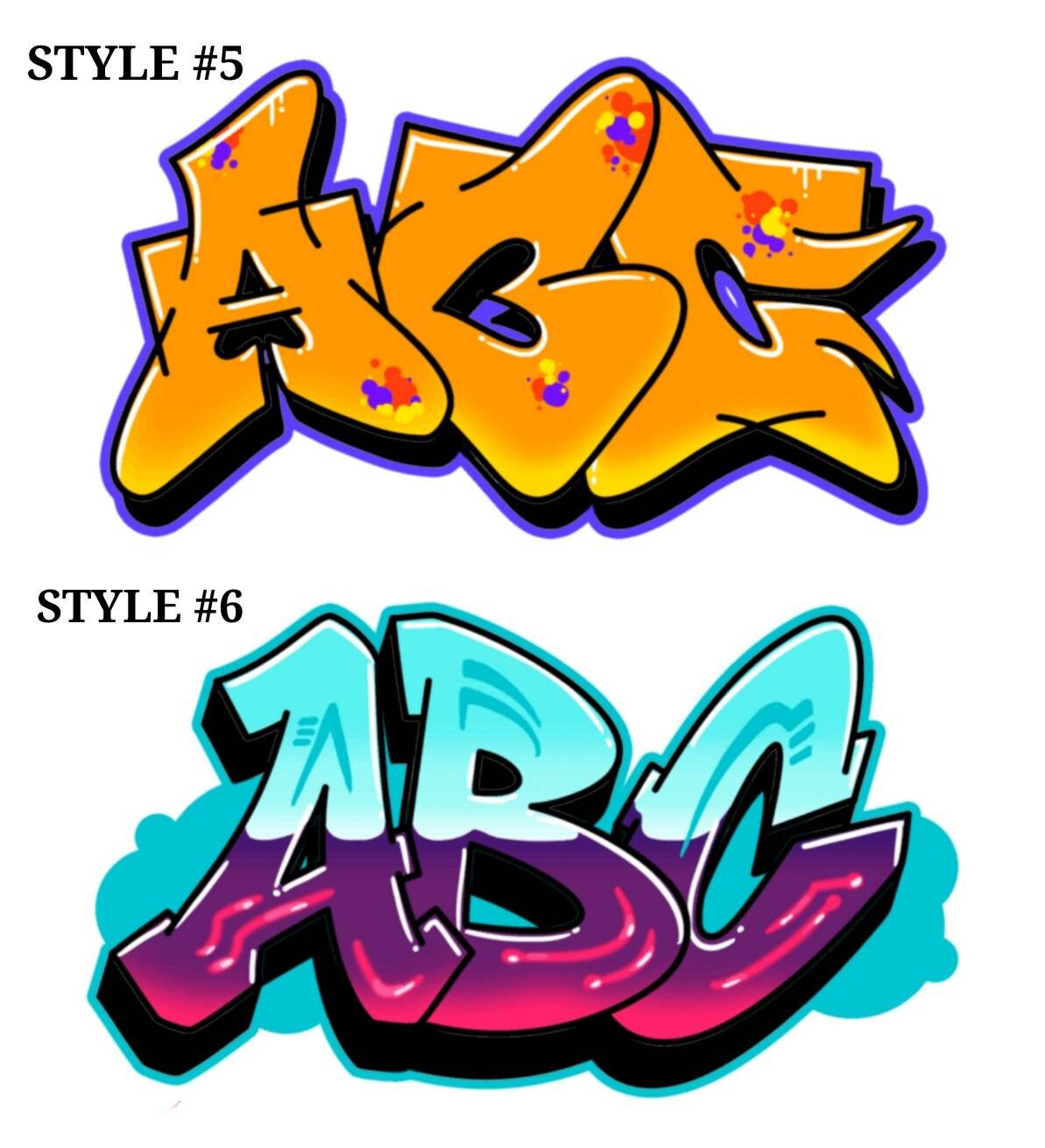 Keychain, Graffiti Cardstock Keychains, Charms, Personalized, Party