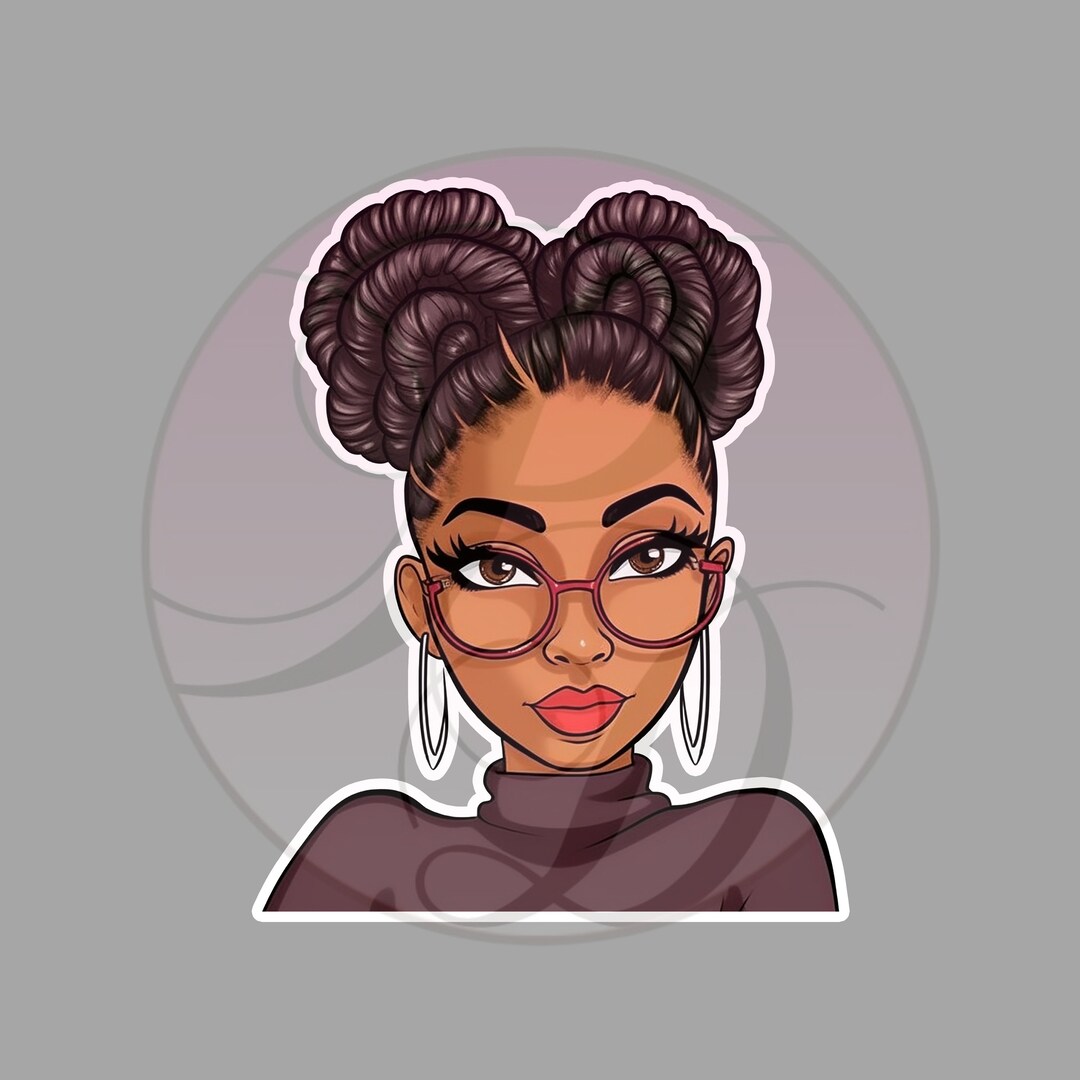 Black Woman Wall Art Black Digital Art African American Art Etsy