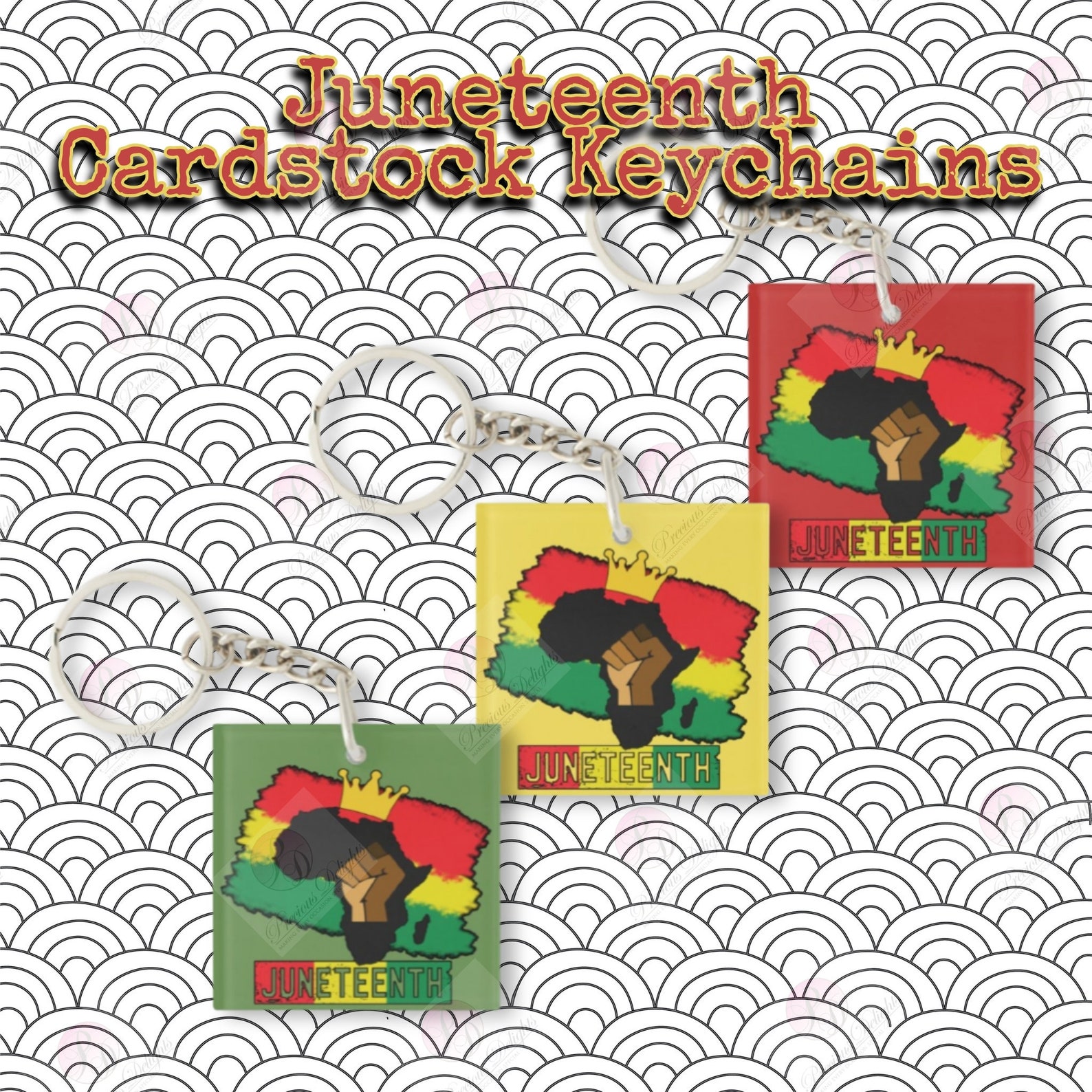 Keychain Cardstock Keychains charms I'm Etsy