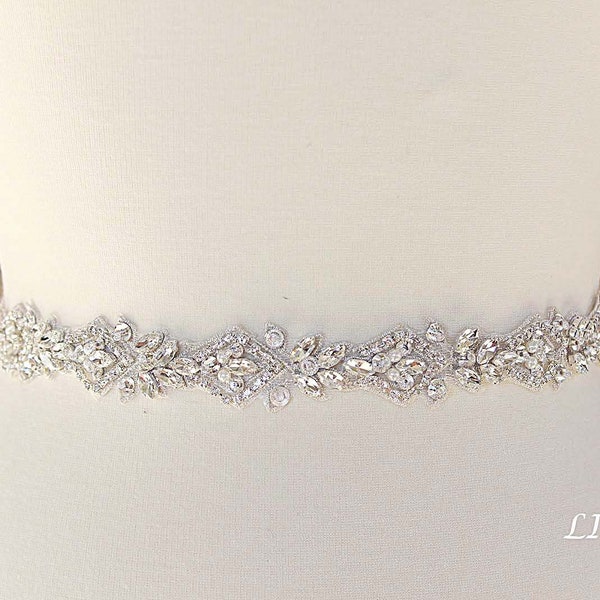 rhinestone tassel belt