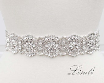 wide rhinestone belts for dresses