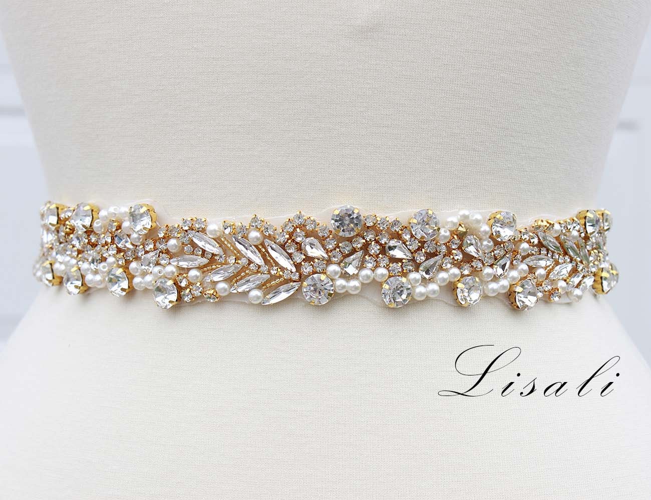 Gold Rhinestone Belt - Etsy UK Gold Rhinestone Belt - Etsy UK