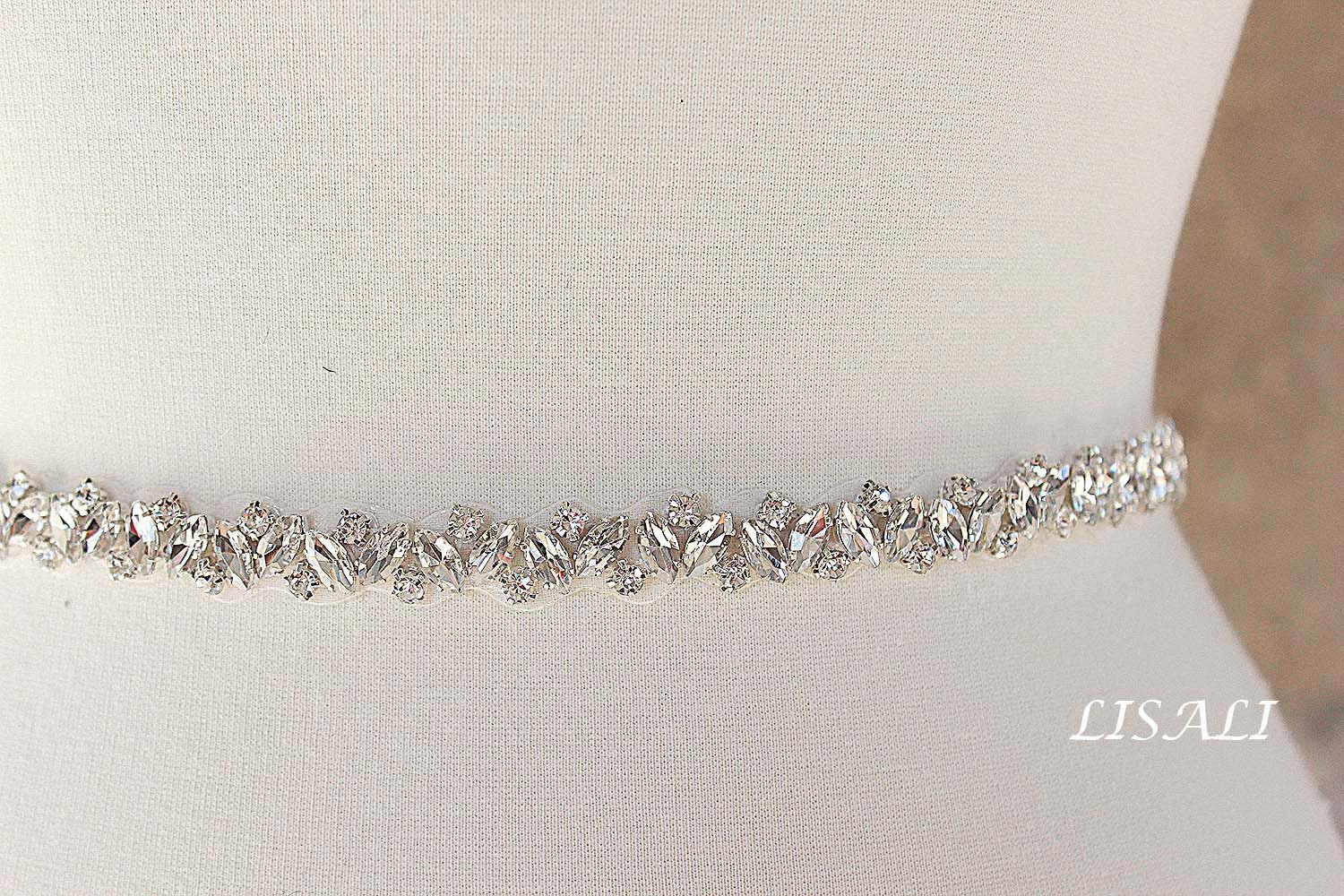 wedding dress sash belt
